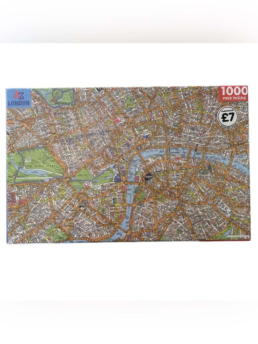 London A-Z 1000 Piece Central London Street Map Jigsaw Puzzle